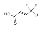 4-chloro-4,4-difluorocrotonic acid结构式
