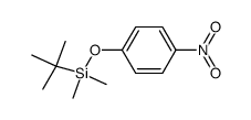 tert-butyldimethyl(4-nitrophenoxy)silane结构式