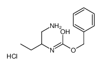 2-N-Cbz-丁烷-1,2-二胺盐酸盐结构式