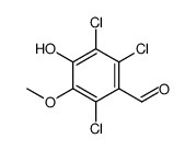 2,3,6-trichloro-4-hydroxy-5-methoxybenzaldehyde结构式