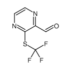 3-[(Trifluoromethyl)sulfanyl]-2-pyrazinecarbaldehyde Structure