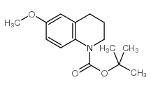 6-甲氧基-3,4-二氢喹啉-1(2H)-羧酸叔丁酯结构式
