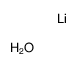 lithium hydroxide monohydrate Structure
