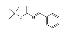 1-Phenyl-2-aza-3-trimethylsilyloxy-1,3-butadiene结构式