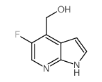 (5-氟-1H-吡咯并[2,3-b] 吡啶-4-基)甲醇结构式