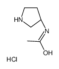S-3-N-乙酰基吡咯烷盐酸盐结构式