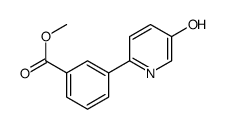 methyl 3-(5-hydroxypyridin-2-yl)benzoate结构式