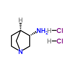 (3S,4R)-1-Azabicyclo[2.2.1]heptan-3-amine dihydrochloride结构式