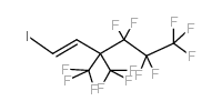 1H,2H-七氟-3,3-双(三氟甲基)-1-碘-1-己烯结构式