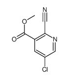 methyl 5-chloro-2-cyanopyridine-3-carboxylate Structure