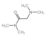 Acetamide,2-(dimethylamino)-N,N-dimethyl-结构式