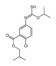 2-methylpropyl 2-chloro-5-(propan-2-yloxycarbothioylamino)benzoate Structure