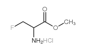 3-fluoro-dl-alanine methyl ester, hydrochloride Structure