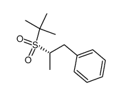(+)-(S)-(2-(tert-butylsulfonyl)propyl)benzene结构式