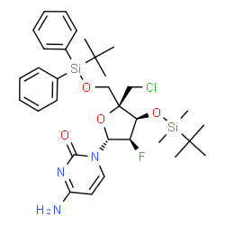 4-氨基-1-((2R,3R,4R,5R)-4-((叔丁基二甲基硅烷基)氧基)-5-((结构式