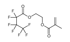 2-(Methacryloyloxy)ethyl heptafluorobutanoate Structure