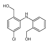 [4-chloro-2-[2-(hydroxymethyl)anilino]phenyl]methanol Structure