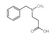 3-[苄基(甲基)氨基]丙酸结构式