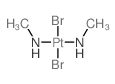 Platinum,dibromobis(methanamine)-, (SP-4-2)- (9CI)结构式