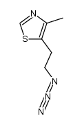 5-(2-azidoethyl)-4-methylthiazole结构式