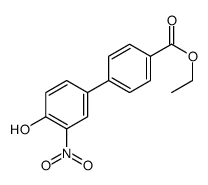 ethyl 4-(4-hydroxy-3-nitrophenyl)benzoate Structure