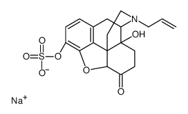 Naloxone-3-sulfate Sodium Salt structure