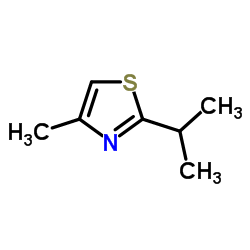 2-Isopropyl-4-methylthiazole Structure