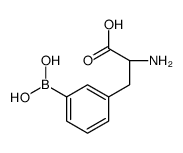 (2S)-2-amino-3-(3-boronophenyl)propanoic acid结构式