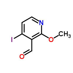 4-碘-2-甲氧基吡啶-3-甲醛结构式