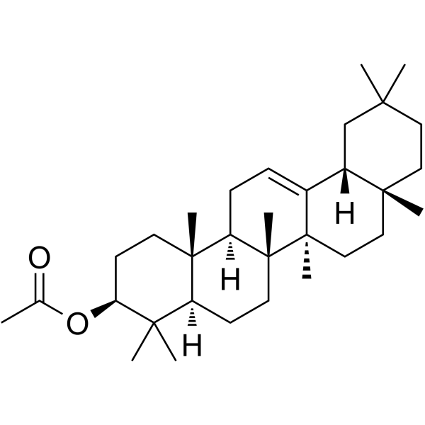 beta-Amyrin acetate Structure