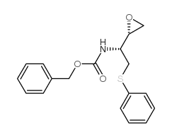 (2S,3R)-3-[(苄氧羰基)氨基]-4-苯硫基-1-环氧丁烯结构式