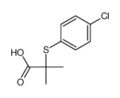 2-[(4-Chlorophenyl)thio]-2-methylpropionic acid结构式