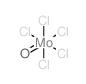 oxomolybdenum pentahydrochloride Structure