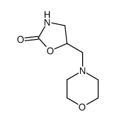 5-(morpholinomethyl)oxazolidin-2-one Structure
