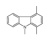9H-Carbazole, 1,4,9-trimethyl- (9CI) Structure