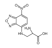 (2S)-2-amino-3-[(4-nitro-2,1,3-benzoxadiazol-7-yl)amino]propanoic acid Structure