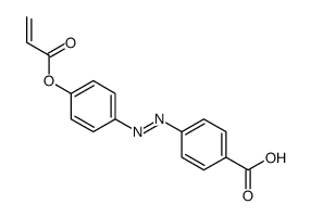 4-[(4-prop-2-enoyloxyphenyl)diazenyl]benzoic acid Structure
