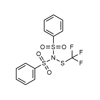 N-(苯磺酰基)-N-((三氟甲基)硫代)苯磺酰胺结构式