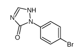 2-(4-溴苯基)-1H-1,2,4-三唑-3(2H)-酮结构式