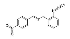 (E)-N-(2-azidobenzyl)-1-(4-nitrophenyl)methanimine结构式