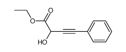 rac-2-hydroxy-4-phenyl-3-butynoic acid ethyl ester Structure