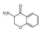 3-amino-2,3-dihydrochromen-4-one结构式
