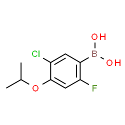 5-Chloro-2-fluoro-4-isopropoxyphenylboronic acid Structure