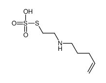 2-(4-Pentenylamino)ethanethiol sulfate结构式