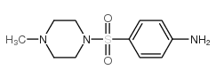 4-(4-甲基哌嗪-1-磺酰)苯胺结构式