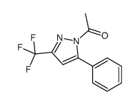 1-Acetyl-5-phenyl-3-(trifluoromethyl)-1H-pyrazole结构式