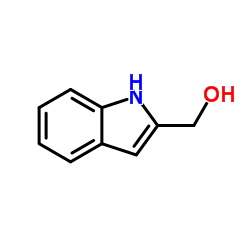 1H-吲哚-2-甲醇结构式