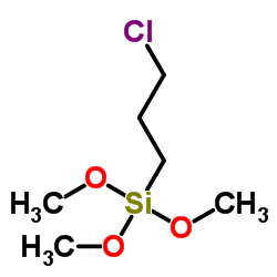 3-Chloropropyltrimethoxysilane Structure