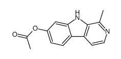 7-acetylharmol Structure