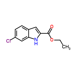 6-氯吲哚-2-羧酸乙酯结构式